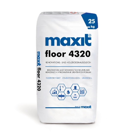 maxit floor 4320 Renovations- und Holzbodenausgleich schnell CT-C30-F7