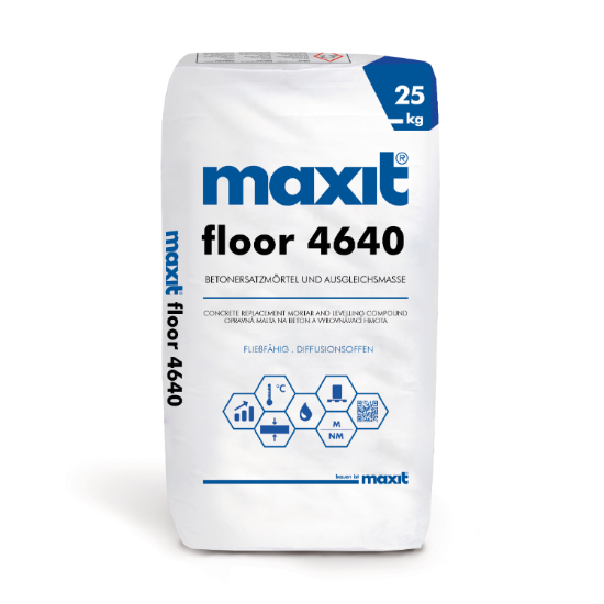 maxit floor 4640 Betonersatzmörtel und Ausgleichsmasse