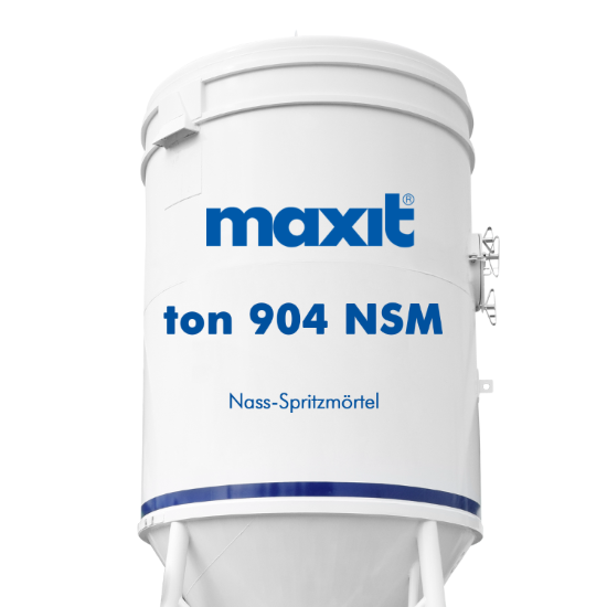 maxit ton 904 NSM Nassspritzmörtel - C30/37, max. 4 mm